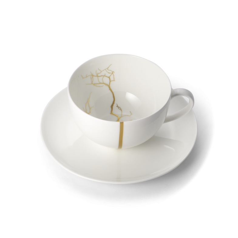 Cup & Saucer 0.32 L - Dibbern - Golden Forest